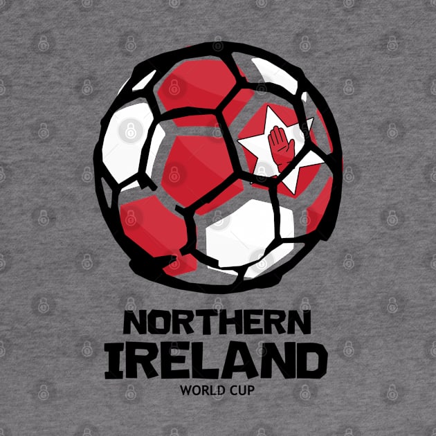 Northern Ireland Football Country Flag by KewaleeTee